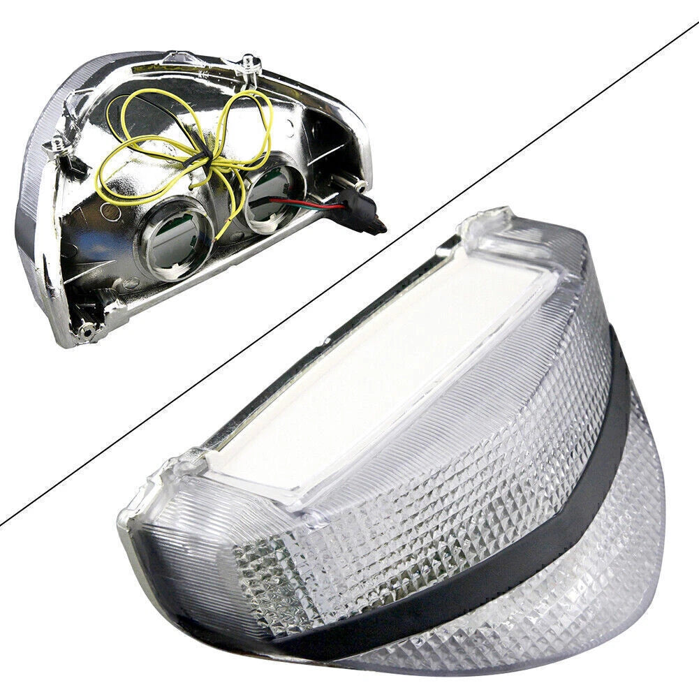 Clear LED Tail Light Taillight + Turn Signals for Honda CBR 929RR (2000–2001)