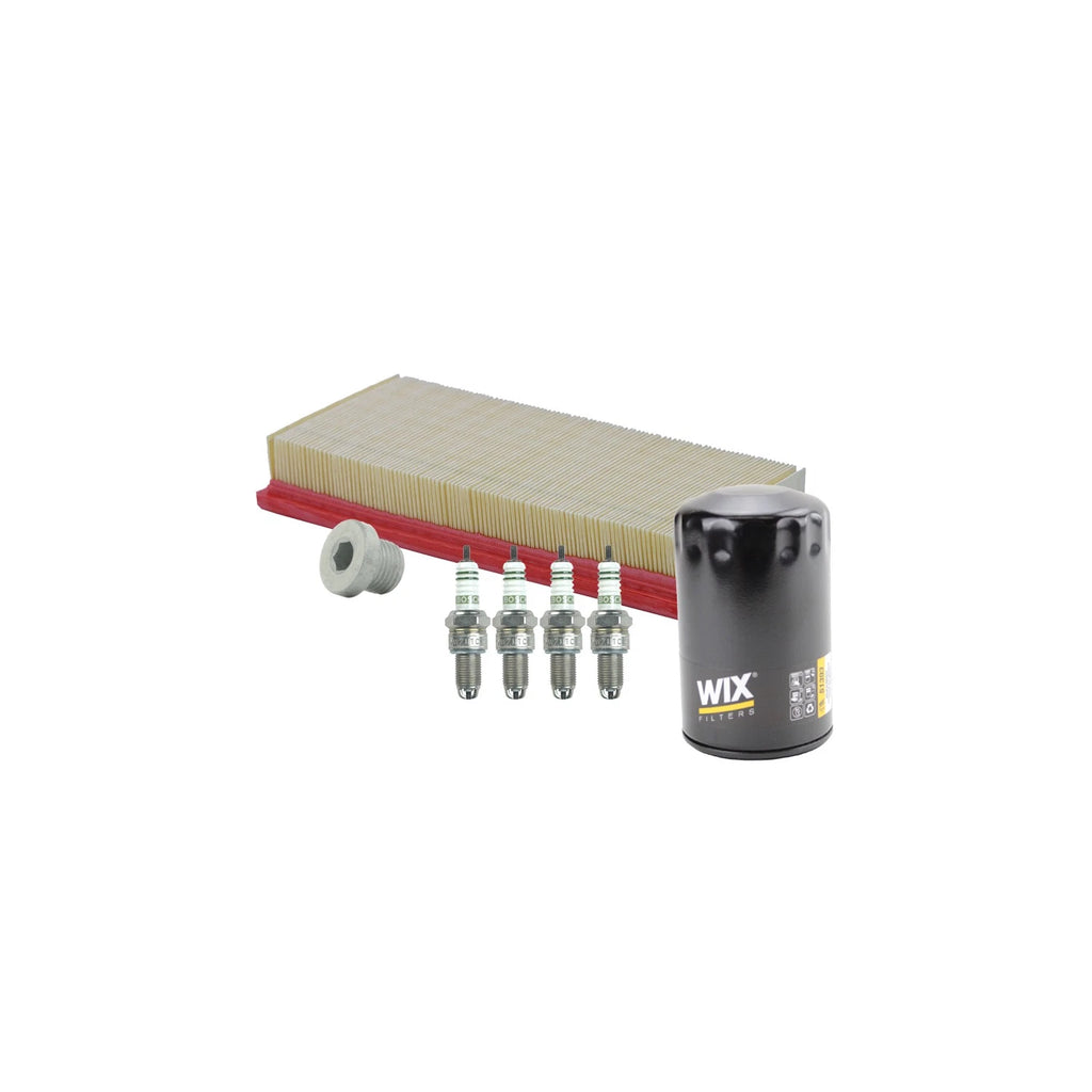 Wix Engine Air Oil Filters & Bosch 4 Nickel Spark Plugs Kit for Audi 4000 (1980–1987)