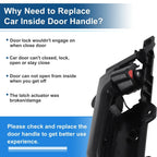 Front Passenger Side Interior Door Handle for Hyundai Veracruz (2007-2012)