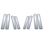 6Pc Chrome Pillar Post Covers Replacement for Honda Odyssey (2005–2010)