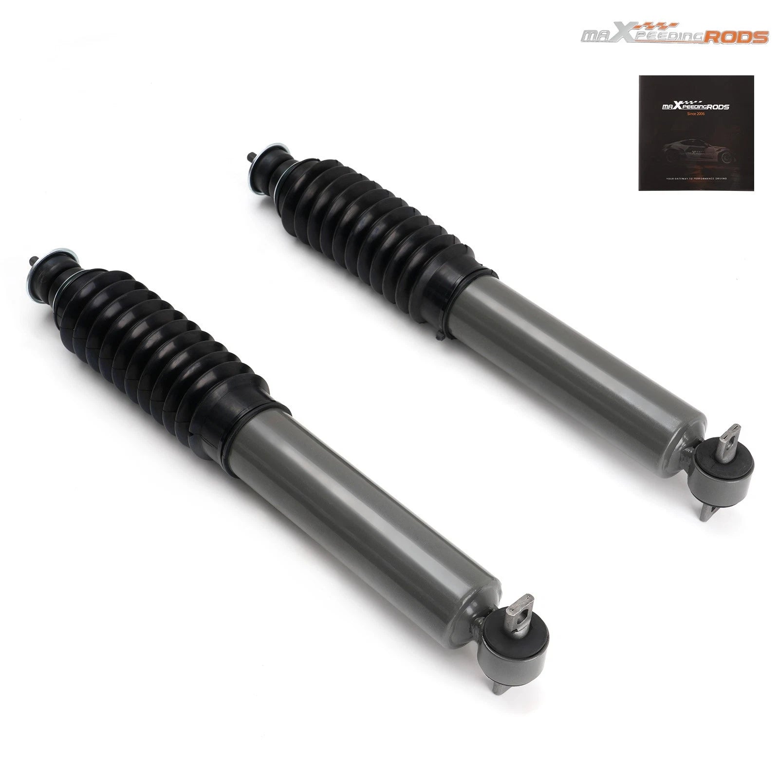 Set of 2 Heavy Duty Front Lift Shock Absorbers for Chevy GMC 1500 RWD (1999–2006)