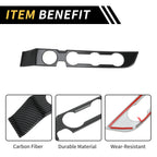Carbon Fiber Console AC Switch Button Cover Trim for Toyota Tacoma (2016–2023)