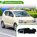 Dashboard Cover for Suzuki Spacia Gear MK53S (2017–Current) Black Blue Flannel