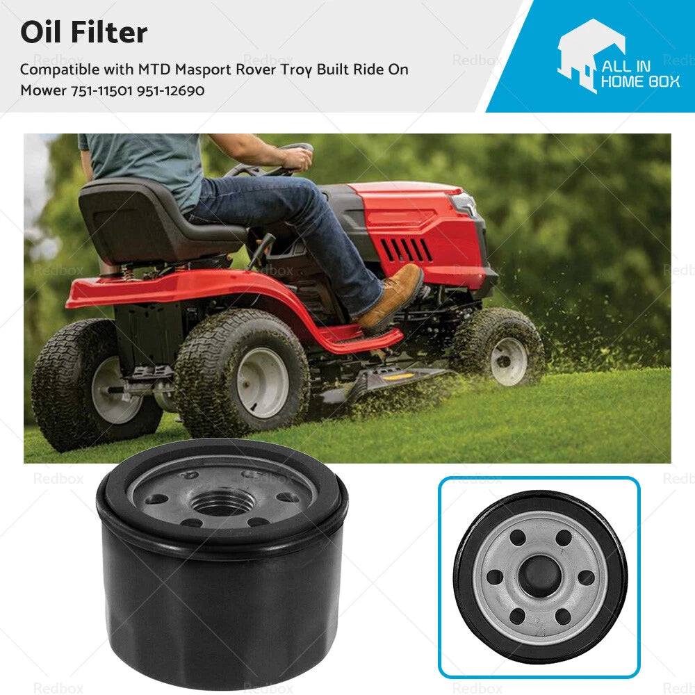 Oil Filter for MTD Masport Rover Troy Built Mower (751-11501, 951-12690)