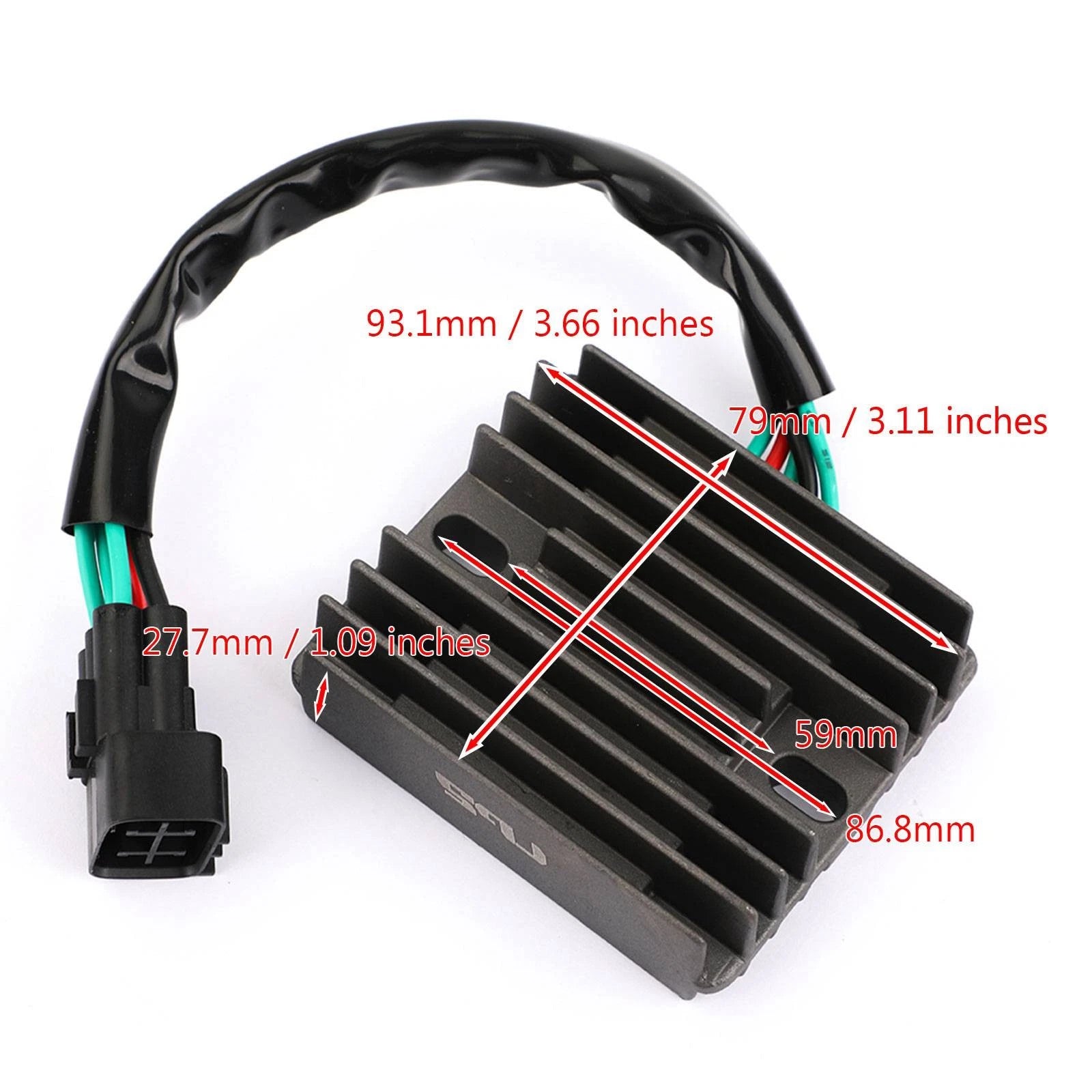 Rectifier Regulator for Yamaha F75 F80 F90 F100 (2010–2017) #6D8-81960-10-00