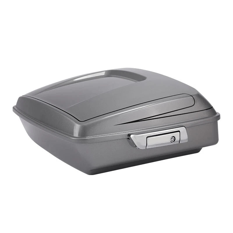 Chopped Trunk for Harley Touring (2014–2024) Dark Platinum Pinstripe