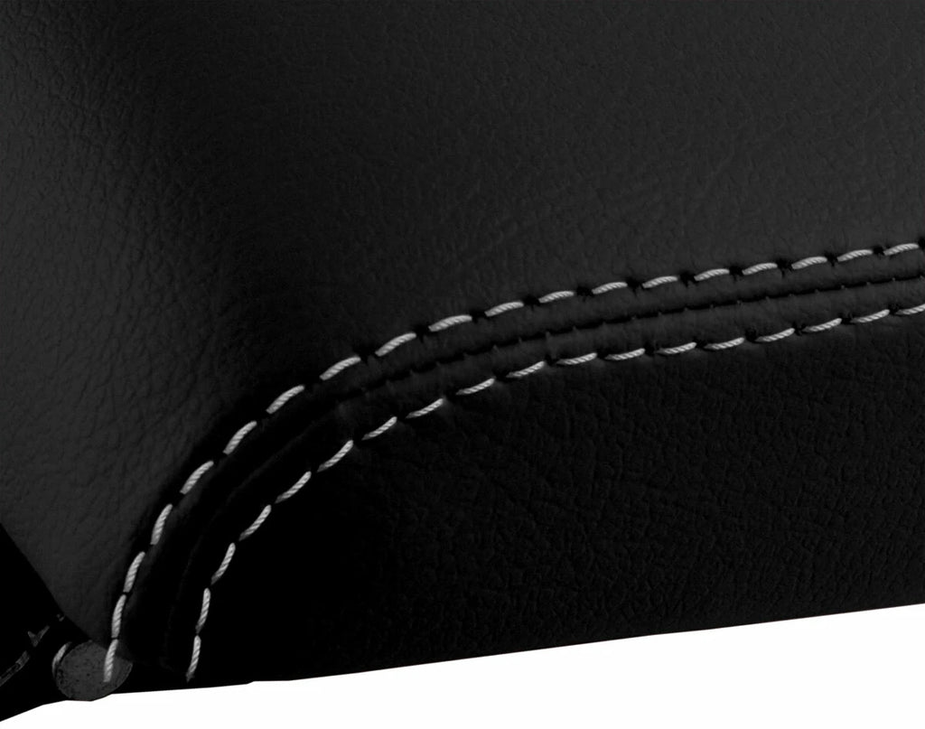 Console Lid Pull Over Cover for Nissan Rogue (2008–2013) Gray Stitch