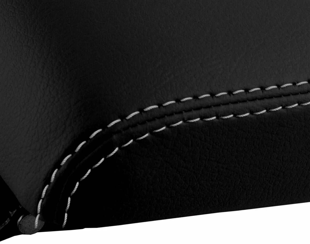 Console Lid Pull Over Cover for Nissan Rogue (2008–2013) Gray Stitch