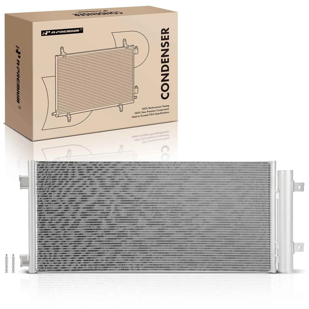 A/C Condenser with Bracket & Receiver Drier for Chevy Cruze (2016â2019)