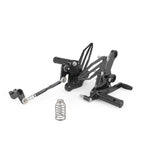 CNC Aluminum Rearsets Footpegs for Kawasaki Z400 / Ninja 400 (2018–2022)
