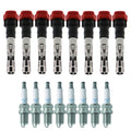 Set of 8 Ignition Coils & Spark Plugs for Audi A6 Quattro, Lexus LS400, GS400 V8