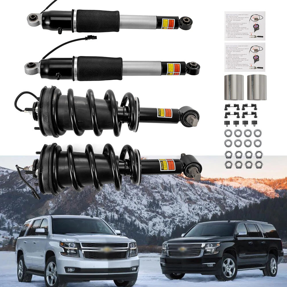Front & Rear Loaded Quick Shock Struts for Cadillac Escalade (2015–2020)