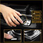 Chrome Multi-Media Button Cover Trim for BMW 3 4 5 6 X5 X6 Series