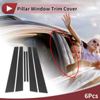 Set of 6 Door Pillar Window Trim for Mitsubishi Lancer (2002–2007)