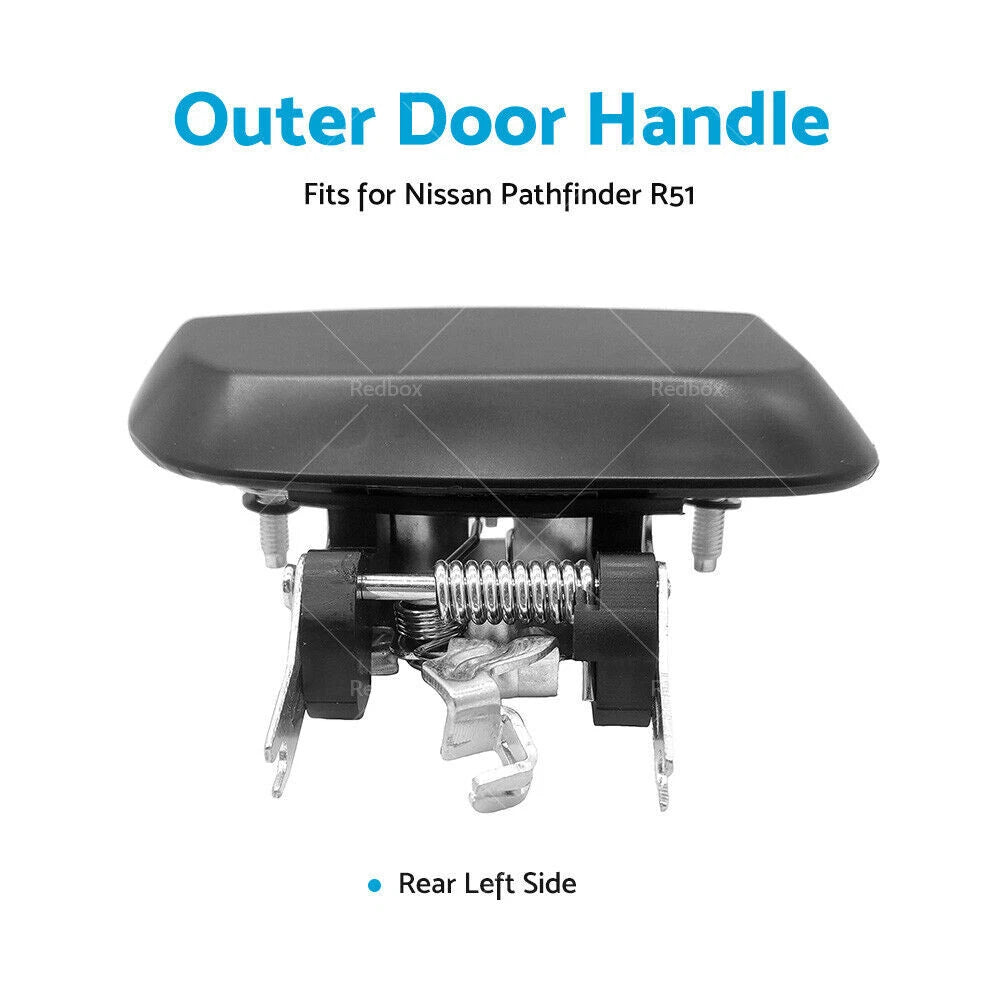 Set of 2 Rear Outer Door Handles for Nissan Pathfinder R51 (2005–2013)