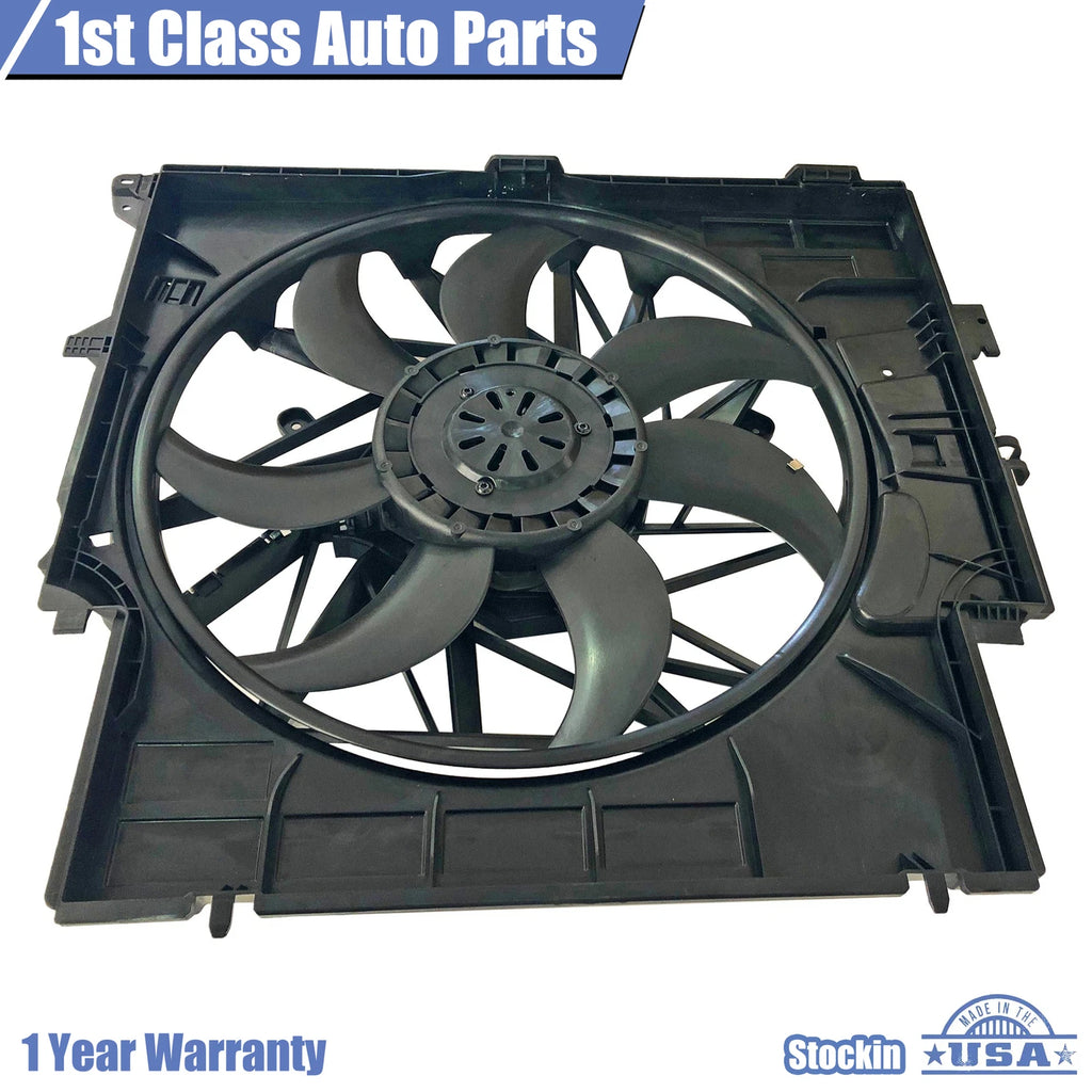 Radiator Cooling Fan Assembly for BMW X3 X4 (2013–2018)