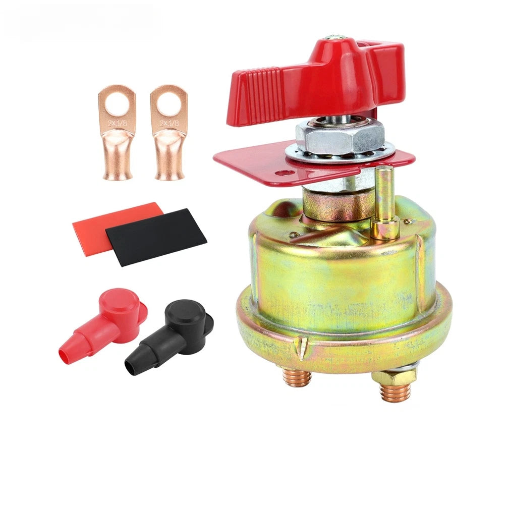 300A High Current Battery Disconnect Switch Kit for RVs, Boats, Yachts