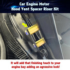 Hood Vent Spacer Riser for Gold Auto Engine (2010-2010)