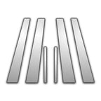 6Pc Chrome Pillar Post Covers for 96-04 Acura RL - Upgrade Your Auto P0956