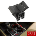 Set of 2 Console Cup Holder Insert Dividers for Toyota Highlander (2014–2019)