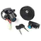 Ignition Switch Fuel Gas Cap Seat Lock Key for Kawasaki KLX250/250S/SF (2006-2023)