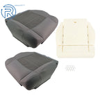 Front Seat Cover & Driver Foam for Jeep Wrangler (2007–2012) Gray
