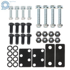 Set of 4 Retractable Golf Cart Seat Belts & Bracket Kit for E-Z-G-O Yamaha Club Car
