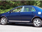 4p Luxury FX Chrome Fender Trim w/Gasket for 2003-2008 Toyota Corolla