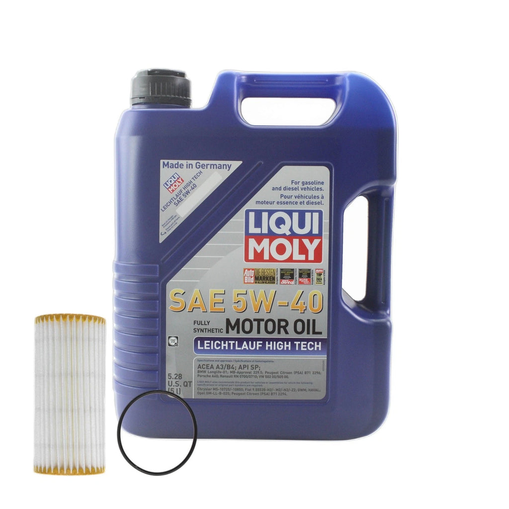 5L Liqui Moly Leichtlauf 5W-40 Oil Change Kit for Audi CYNB (2010–2015)