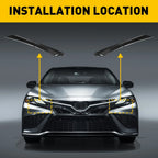 Black Headlight Trim Molding for Toyota Camry (2018–2021)