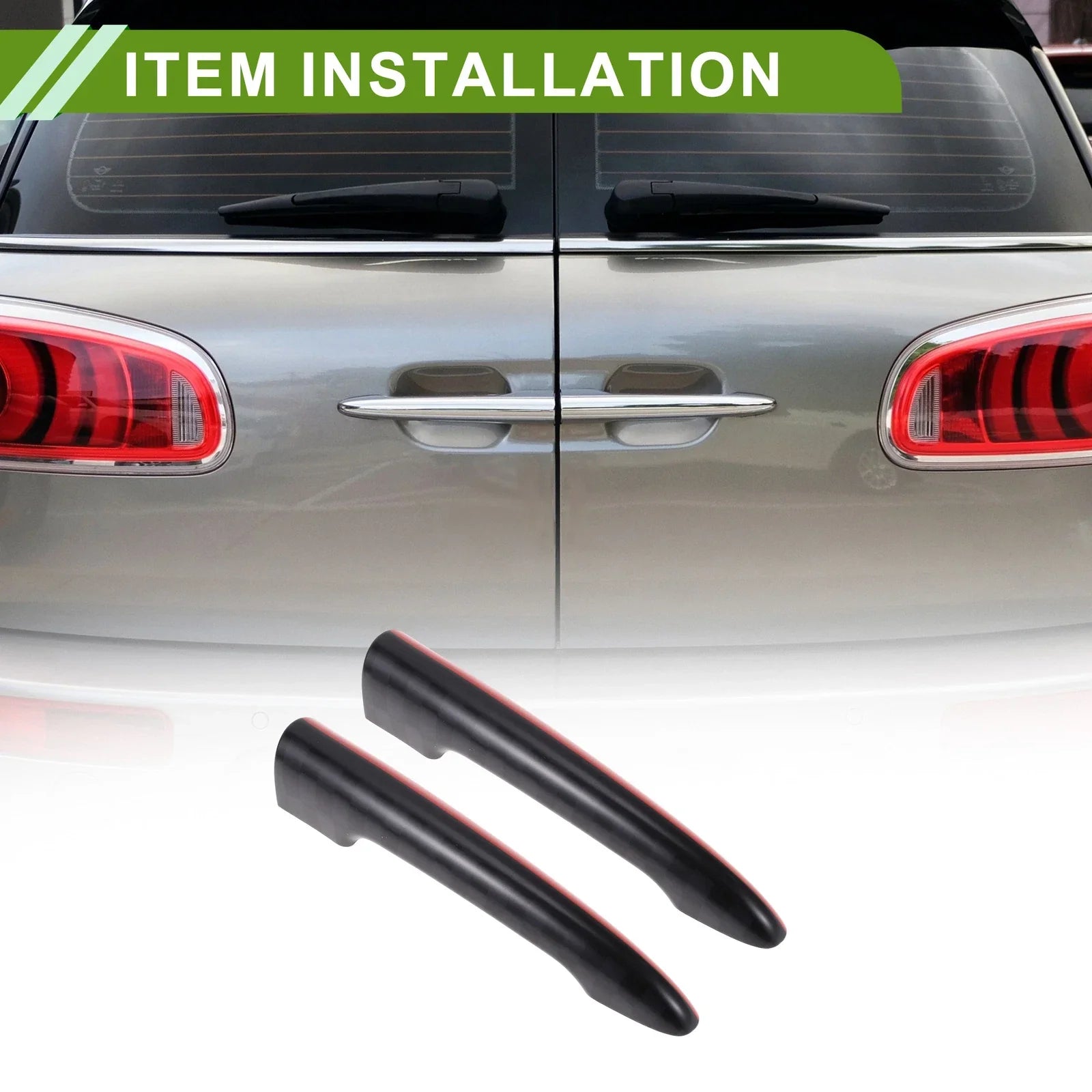 Tailgate Handle Cover for BMW Mini R55 Clubman (2006 - 2014) Black Red