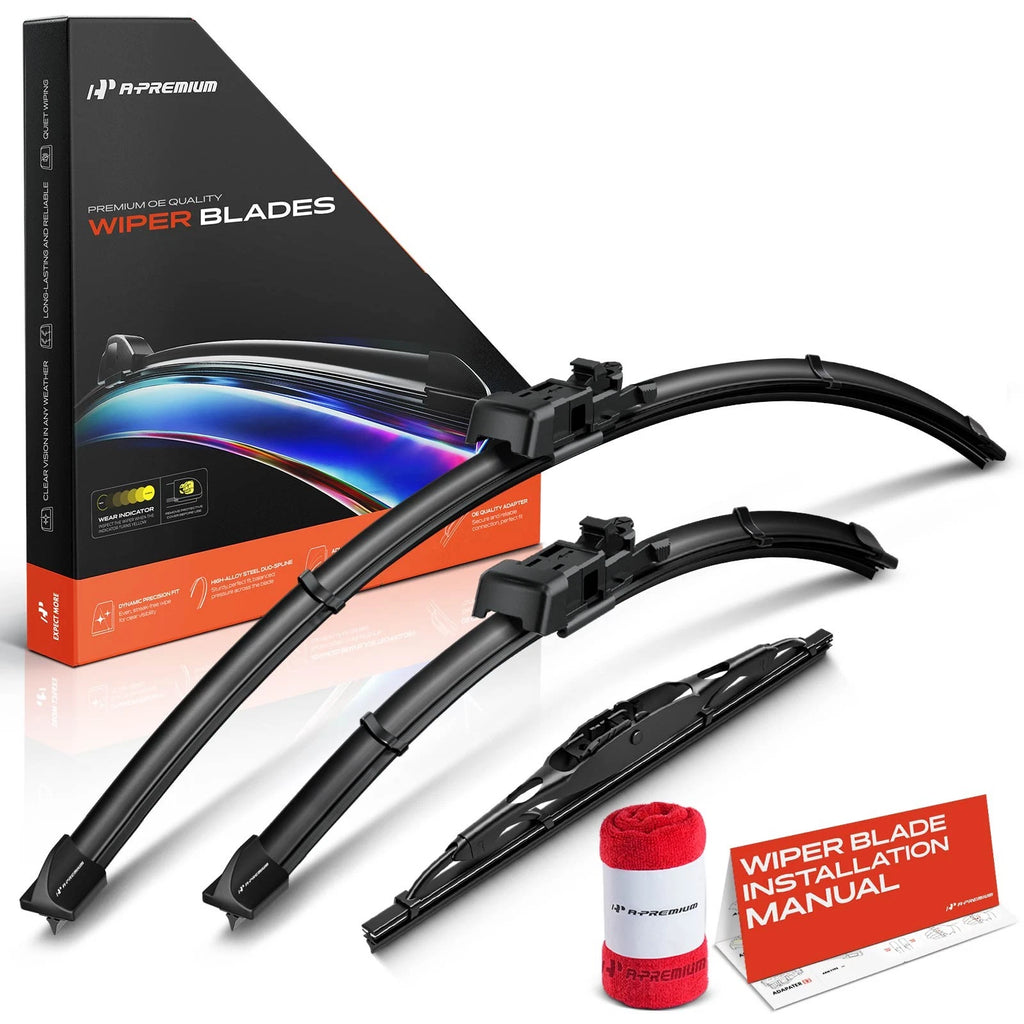 Set of 3 Windshield Wiper Blades for Chevrolet Trax (2013–2021)