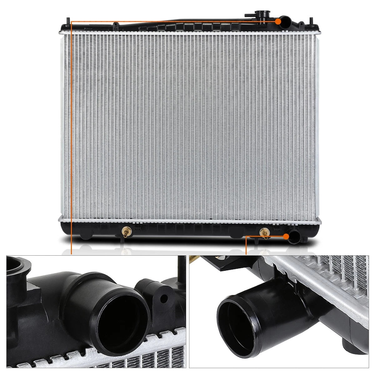 Aluminum Core Radiator for Nissan Pathfinder/Infiniti QX4 (1996–2000) DPI-2075