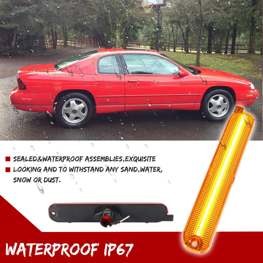 2X Amber LED Front Side Marker Lights for Chevy Lumina & Monte Carlo (1995–2001)