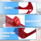 3 Pcs Red Steering Wheel Cover Trim for Toyota Corolla (2020–2022)