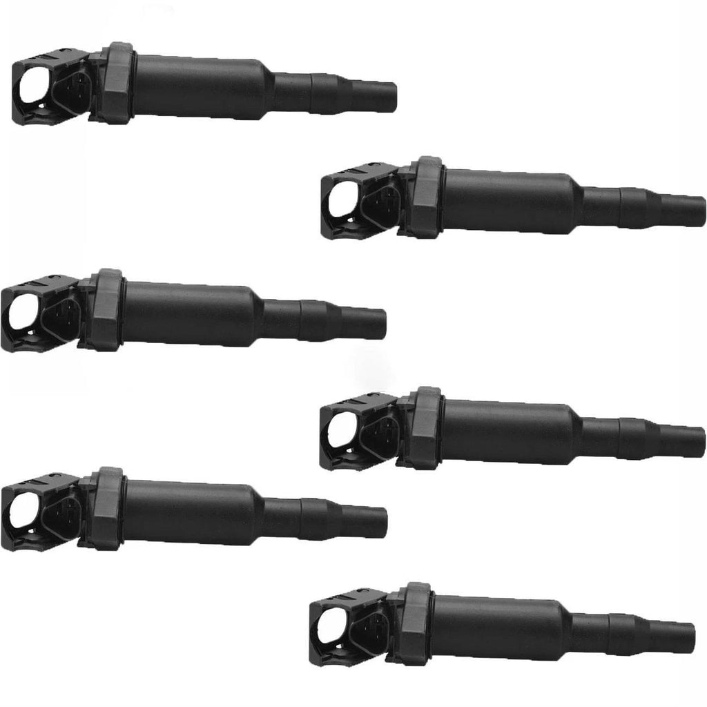 Set of 6 Ignition Coils for BMW E46 E60 E85 E90 Z4 M6 X5 Mini (1998–2013)