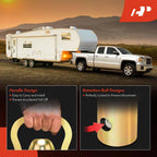 Gooseneck Trailer Hitch Ball & Safety Chain Kit for GM Nissan Trucks