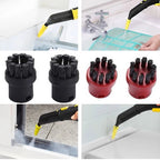 Set of 4 Round Nylon Brushes for Cleaning Extension Nozzle