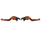 CNC Orange Extendable Brake Clutch Levers for Suzuki GSXS125 GSXR150 (2017-2019)