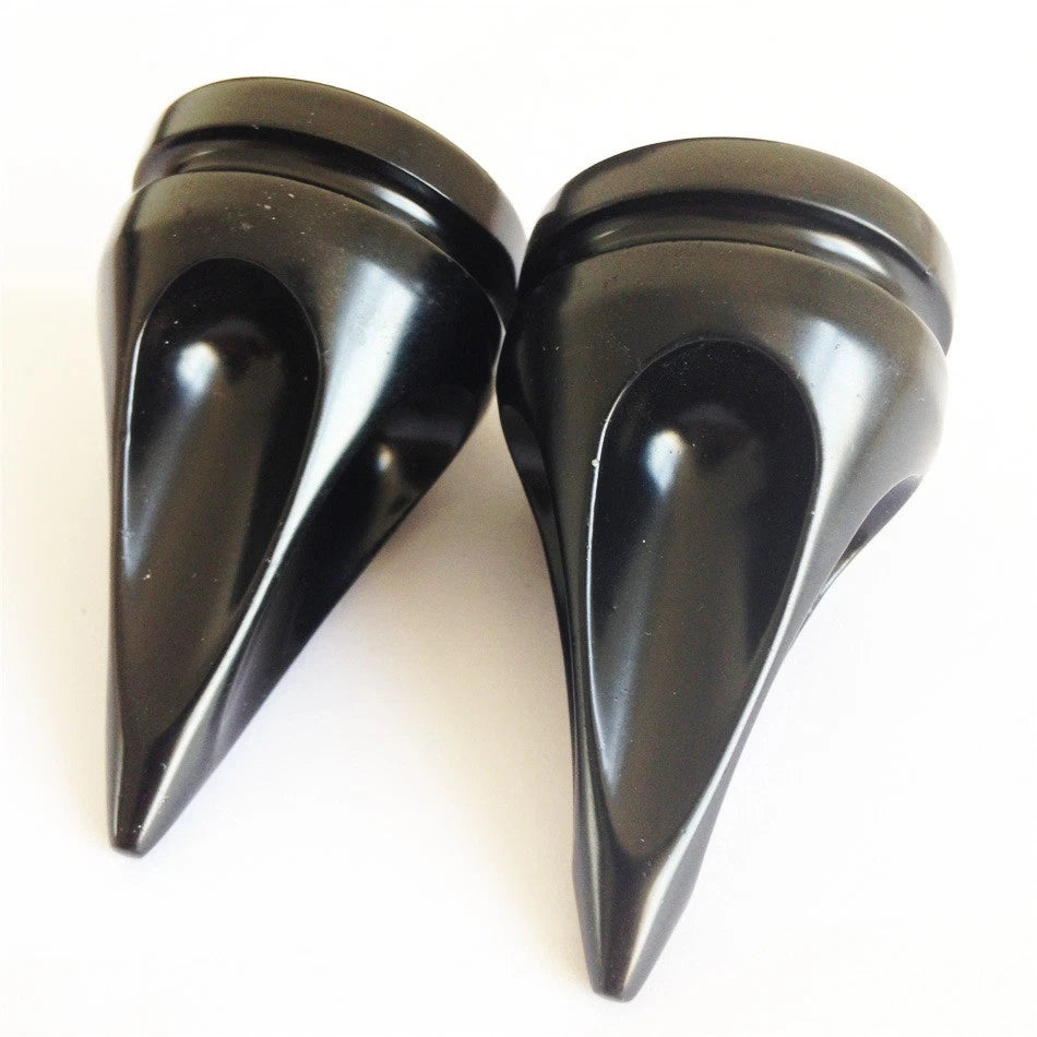 Pair of Chrome Cone Handle Bar Ends for Suzuki GSXR1000 (2001–2005) / GSXR750 (1996–2006)