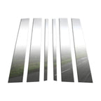 Diamond Grade 6pc Stainless Steel Pillar Post Covers for 2017-24 Honda Ridgelin
