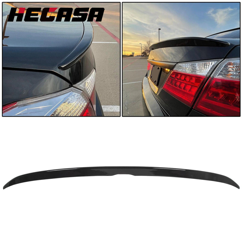 Glossy Black Trunk Spoiler for Honda Accord 4DR Sedan (2013–2017)