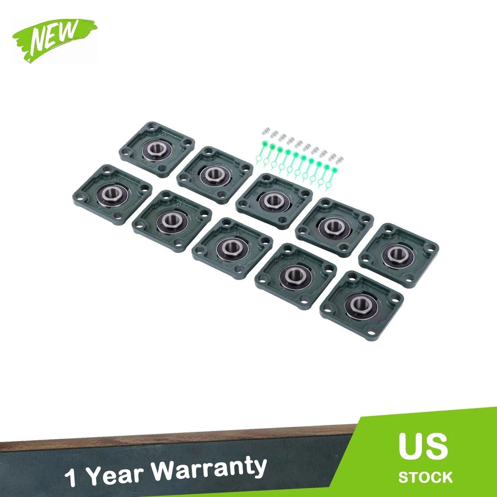 10X UCP204-12 Pillow Block Flange Bearing for (3/4" Bore)