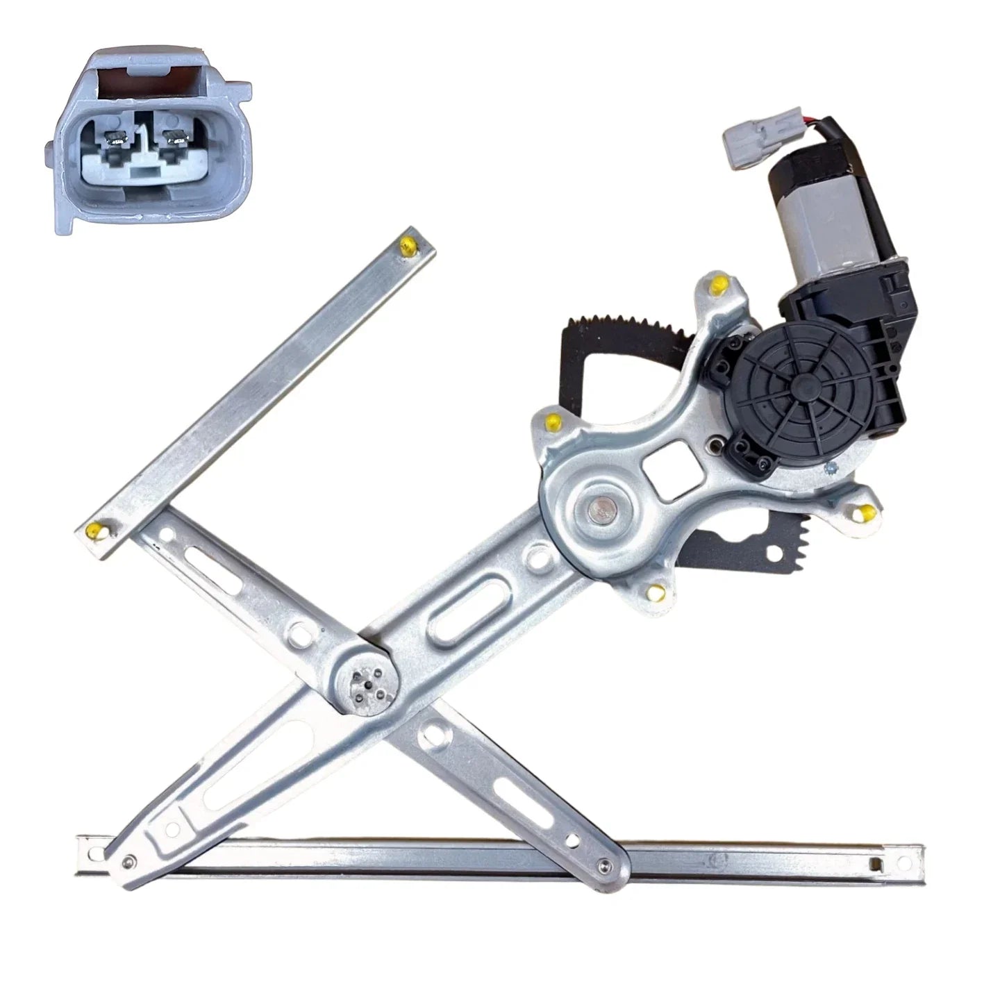 Front Left Window Regulator W/ Motor 2 Pins for Hyundai i20 (2008–2014)