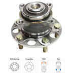 Wheel Hubs for Honda Accord (2008–2012) Rear Left & Right with Bearing FWD