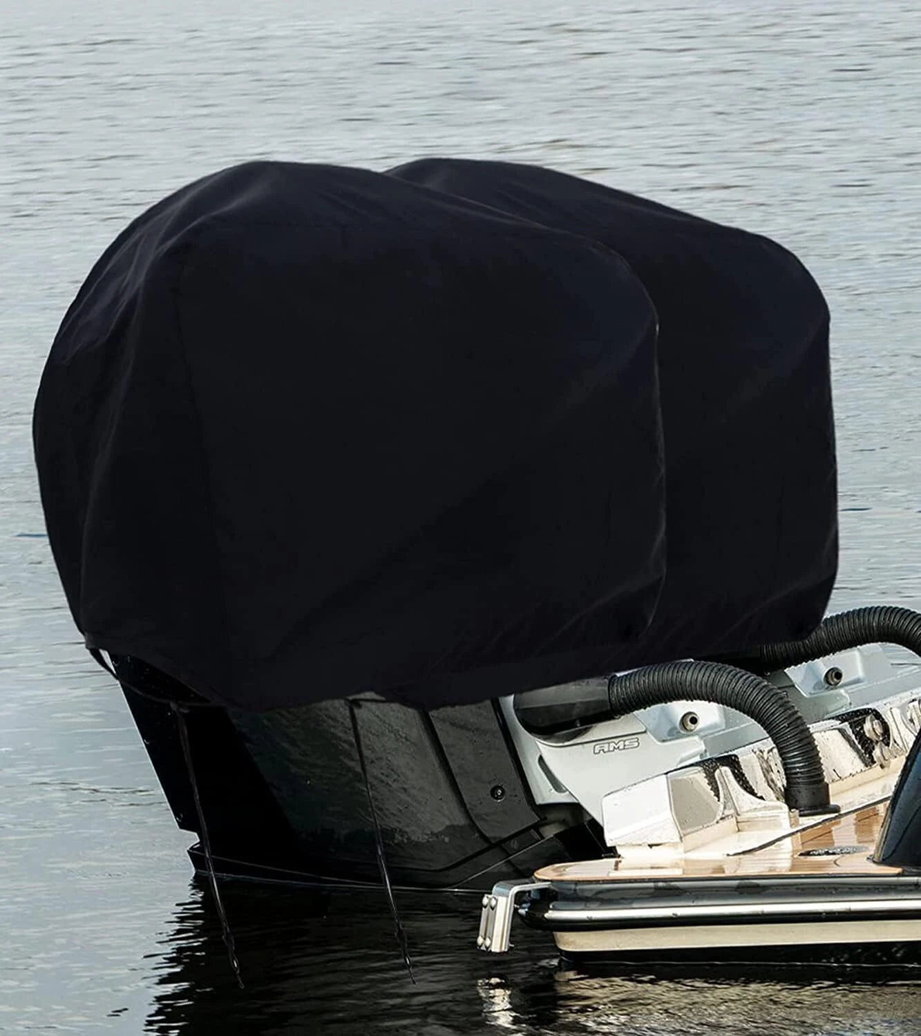 Outboard Motor Engine Cover for Universal 30-60 HP (Black)