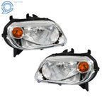 Set of 2 Halogen Headlights for Chevy HHR (2006–2011) Chrome Housing
