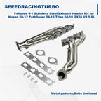 4-1 Exhaust Header Kit for Nissan Pathfinder Titan QX56 (2004–2012)