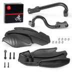 2 x Hand Guards & Bracket Mount Kit for Polaris Sportsman 850 Black (2015–2024)
