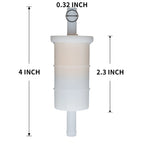 Fuel Filter 5/16" for 3-Cyl 2-Stroke 40-90 hp (35-8162961)